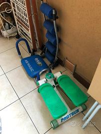 Panca addominali e step digitale