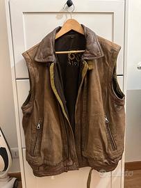 Vintage 90’ / Gilet Vera Pelle / 40% Wool / Size L