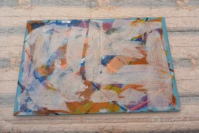 Quadro dipinto a mano acrilico su tela 