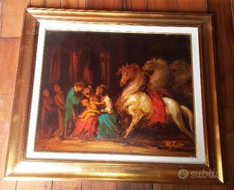 Quadro Con Cavalli Artista Rodolfo Zito N°2