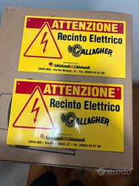 Tabelle Recinzione Elettrificata