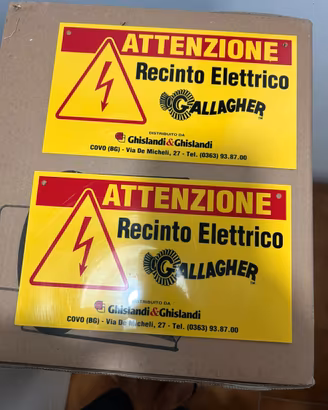 Tabelle Recinzione Elettrificata