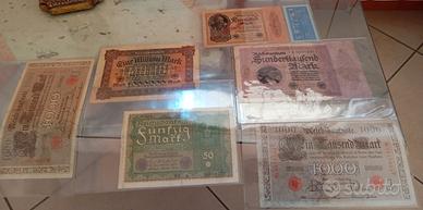 Reich 7 banconote Germania guerre mondiali