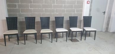 Sedie moderne legno pranzo