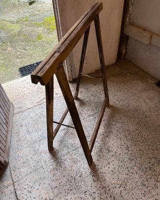 Cavalletti in legno 10 pezzi cm 80 x cm 80