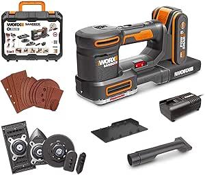 WORX WX820 Levigatrice Sandeck 5 in 1-20V con 1 ba