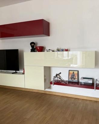 Parete attrezzata salotto