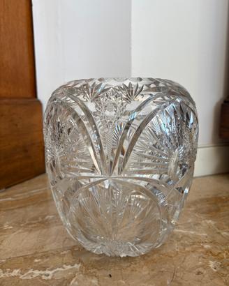 Vaso cristallo di boemia