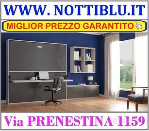 Letto a Scomparsa Castello DESK MATERASSI OMAGGIO