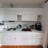 Cucina bianca mod. Terra Polimerico Aran Cucine 
