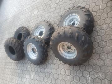 6 gomme e Kit lama da neve per Quad