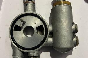 piastra porta filtro olio Alfa 75 1.8 turbo