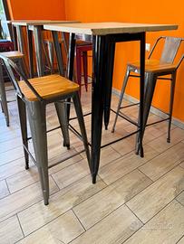 Tavoli Alti e Sgabelli LIX - Stile Industrial Bar
