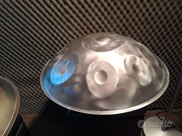 Handpan RE MINORE  in Acciaio INOX  100% ITALY 