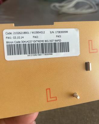 Scheda comandi lavatrice indesit