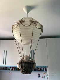 Lampadario Pasito a Pasito Mongolfiera + orsetto