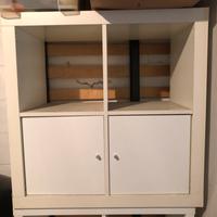 2 Kallax ikea libreria con ante