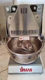 Impastatrice braccia tuffanti 10 litri