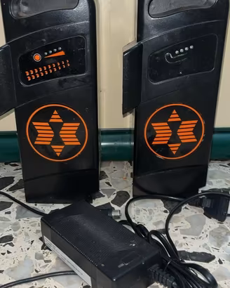 coppia di batteria per bici elettrica.