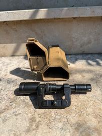 Ottica ZF 41 tedesca custodia gialla ww2 guerra