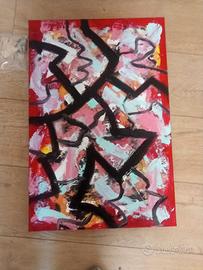 Quadro Firmato Da Artista Quotato Acrilico Su Tela