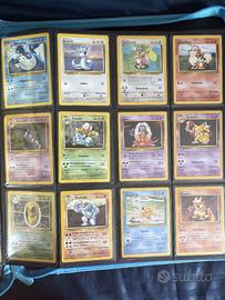 Carte Pokémon set base comuni/non comuni a scelta