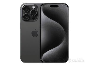 iPhone 15pro Nero - 256 gb