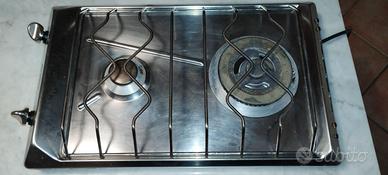 piano cottura incasso  SMEG  a gas 2 fuochi