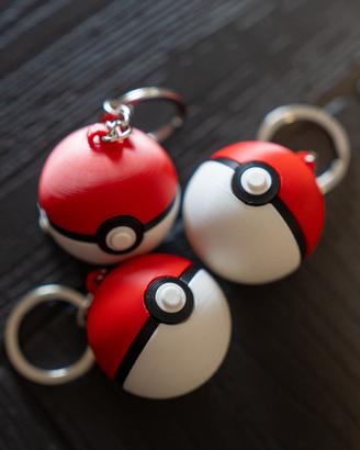 Set 10 Portachiavi Pokéball - Pokemon Stampa 3D