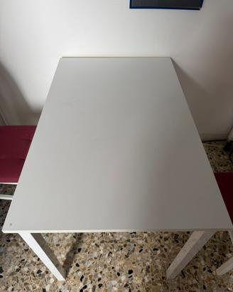 Tavolo bianco 70x120x75 allungabile