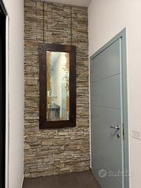 Specchio anticato cornice legno