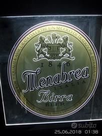 Logo insegna luminosa Menabrea