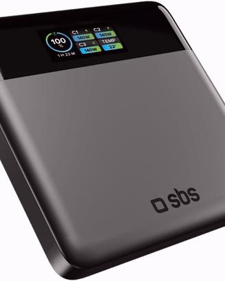 SBS Pulse PowerBank Lite 100W 20000mAh, Grigio