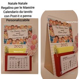 calendario 2025 da tavolo Maestre