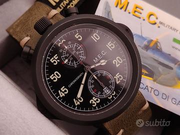 M.E.C.  bullhead orologio militare cronografo