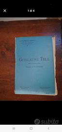 libro vintage Guillaume Tell di musica