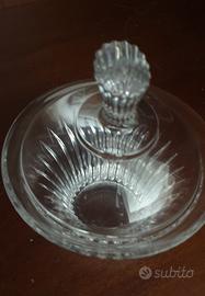 Porta caramelle/cioccolatini di cristallo.