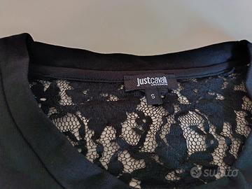 maglia just cavalli con pizzo