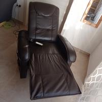 poltrona elettrica e massaggiatrice