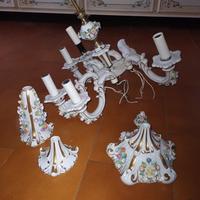 lampadario Capodimonte 
