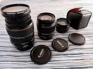 3 obbiettivi Canon 
