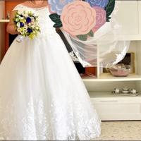 Abito da sposa misura 52/54