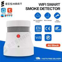 4 rilevatori di fumo intelligenti WiFi SmartHome