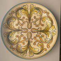 Piatto ceramica Caltagirone dm 37 da appendere