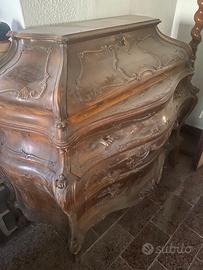 Scrittoio barocco XVII secolo