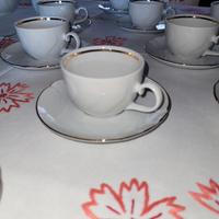 Servizio da caffè porcellana filo oro