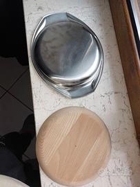 Vassoio con tagliere e antipastiera