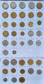 Monete Tunisia (1931-2011) - 40 Pezzi Storici.