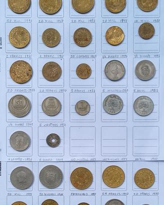 Monete Tunisia (1931-2011) - 41 Pezzi Storici.