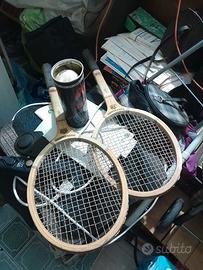 racchette tennis con pallette 